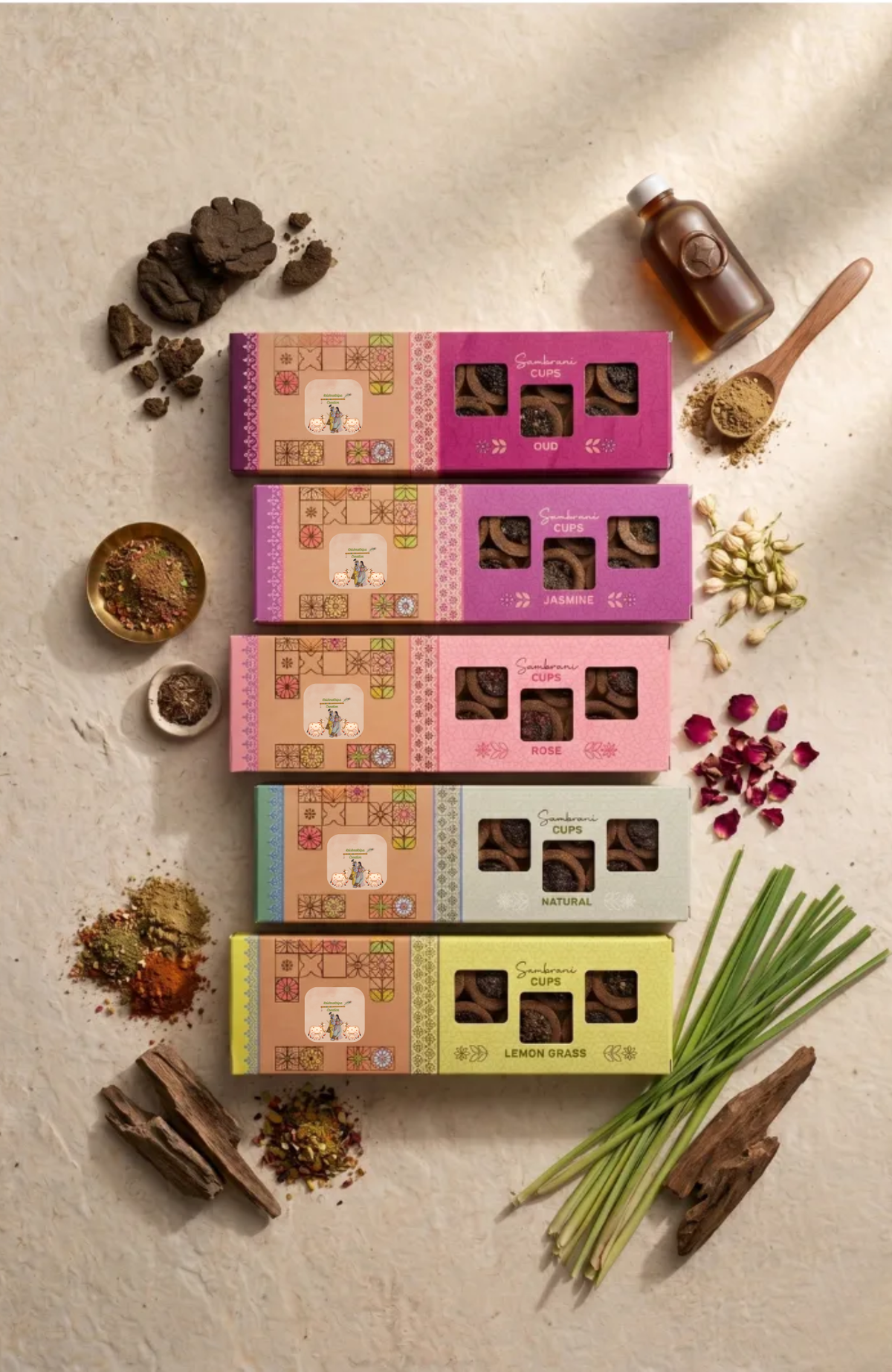 Vedic Sambrani Cups