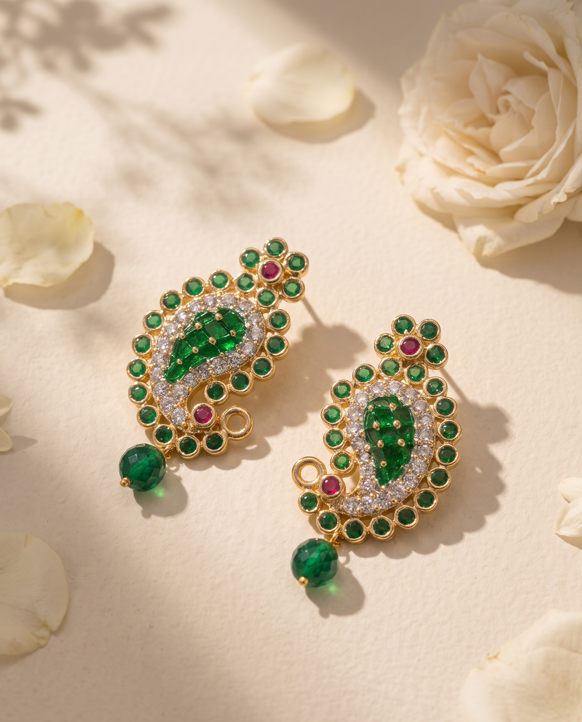 AD Blossom Paisley Drop Earrings
