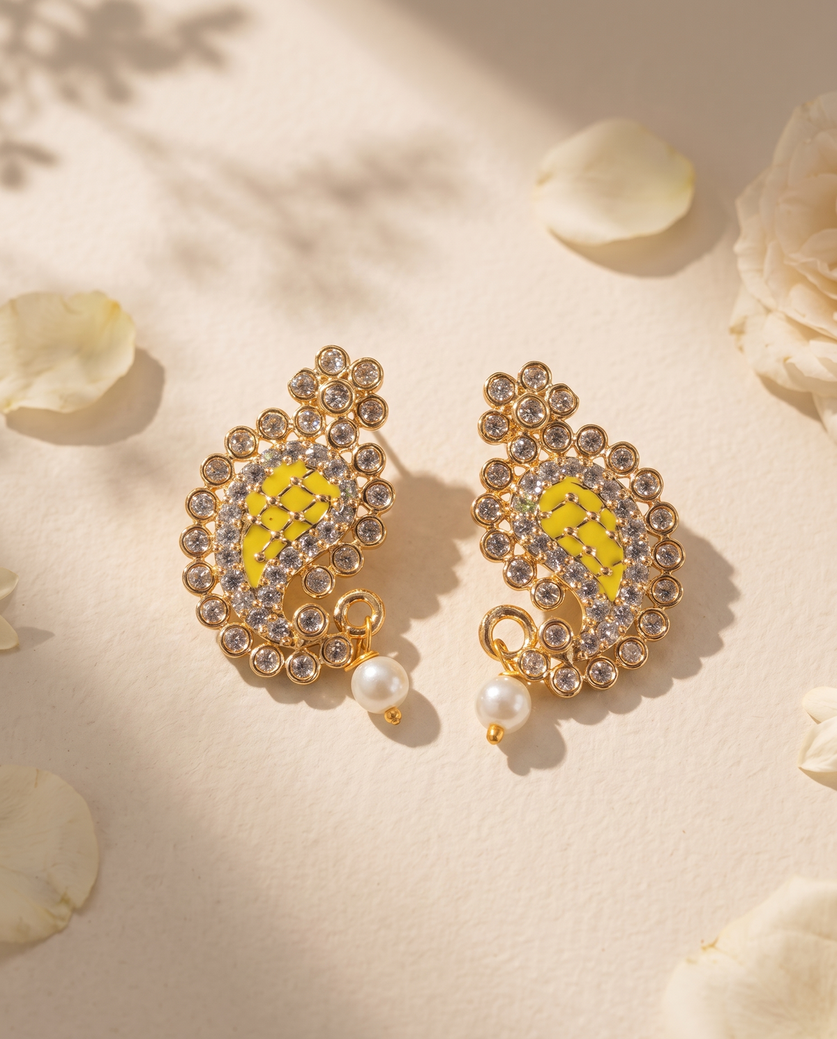 AD Blossom Paisley Drop Earrings