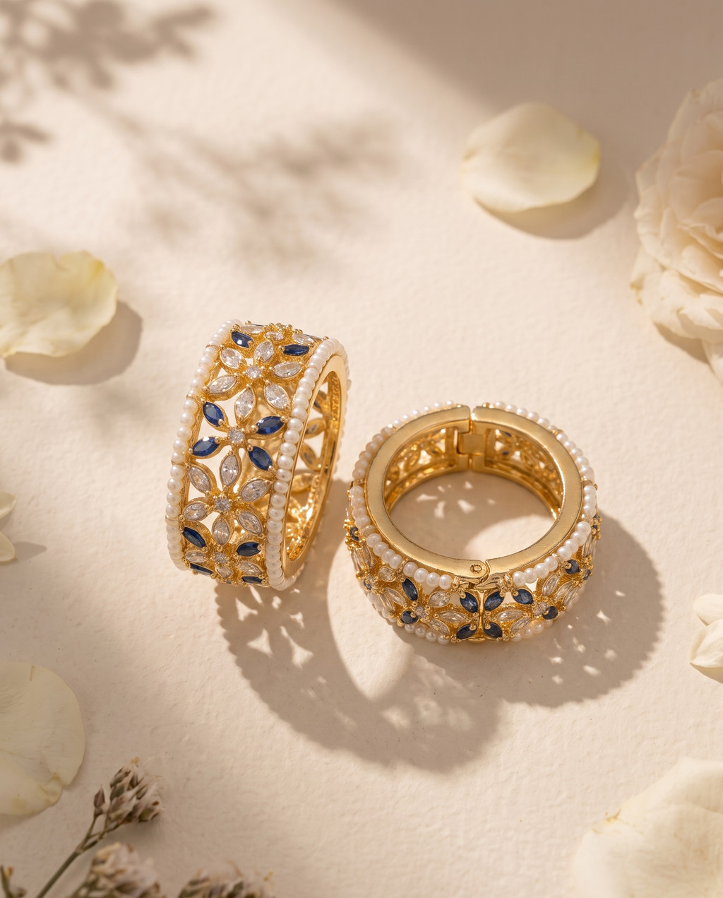 AD Floral Kundan Kangan