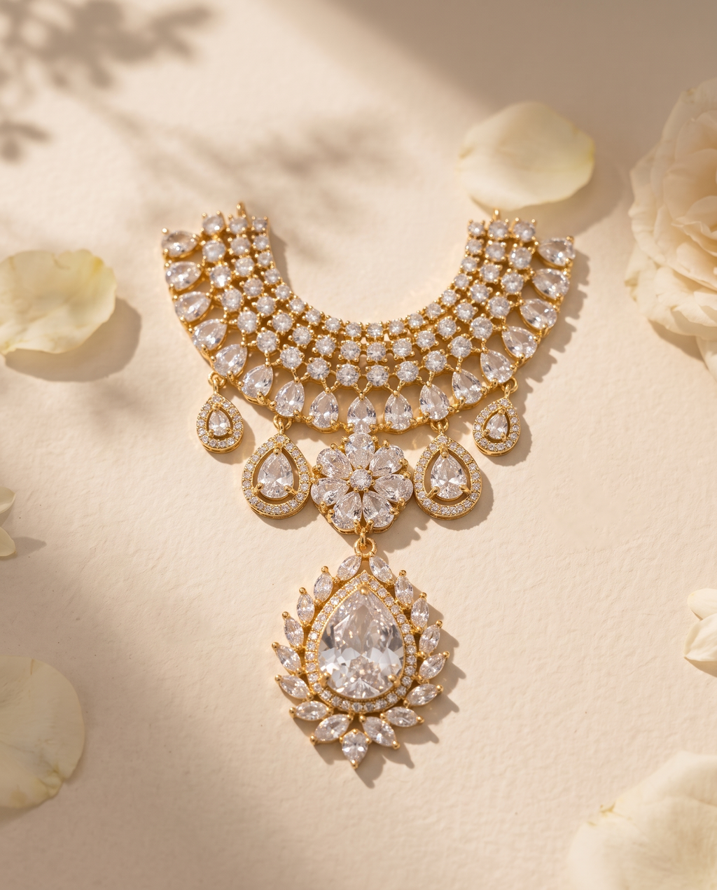 AD Grand Pendant Choker Necklace