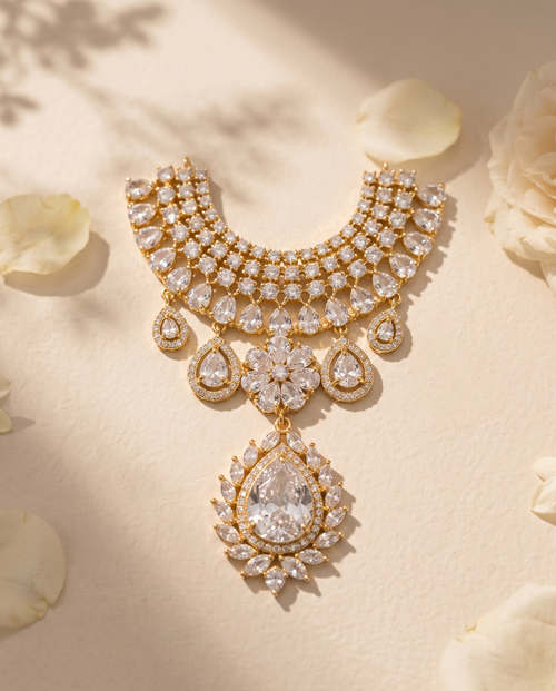 AD Grand Pendant Choker Necklace