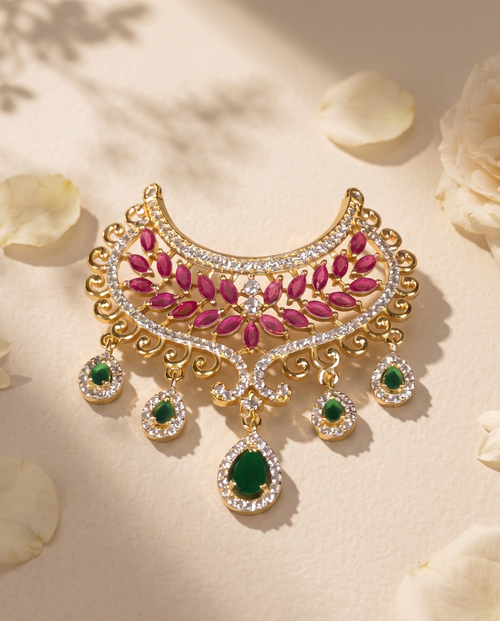 AD Marquise Bloom Choker Necklace