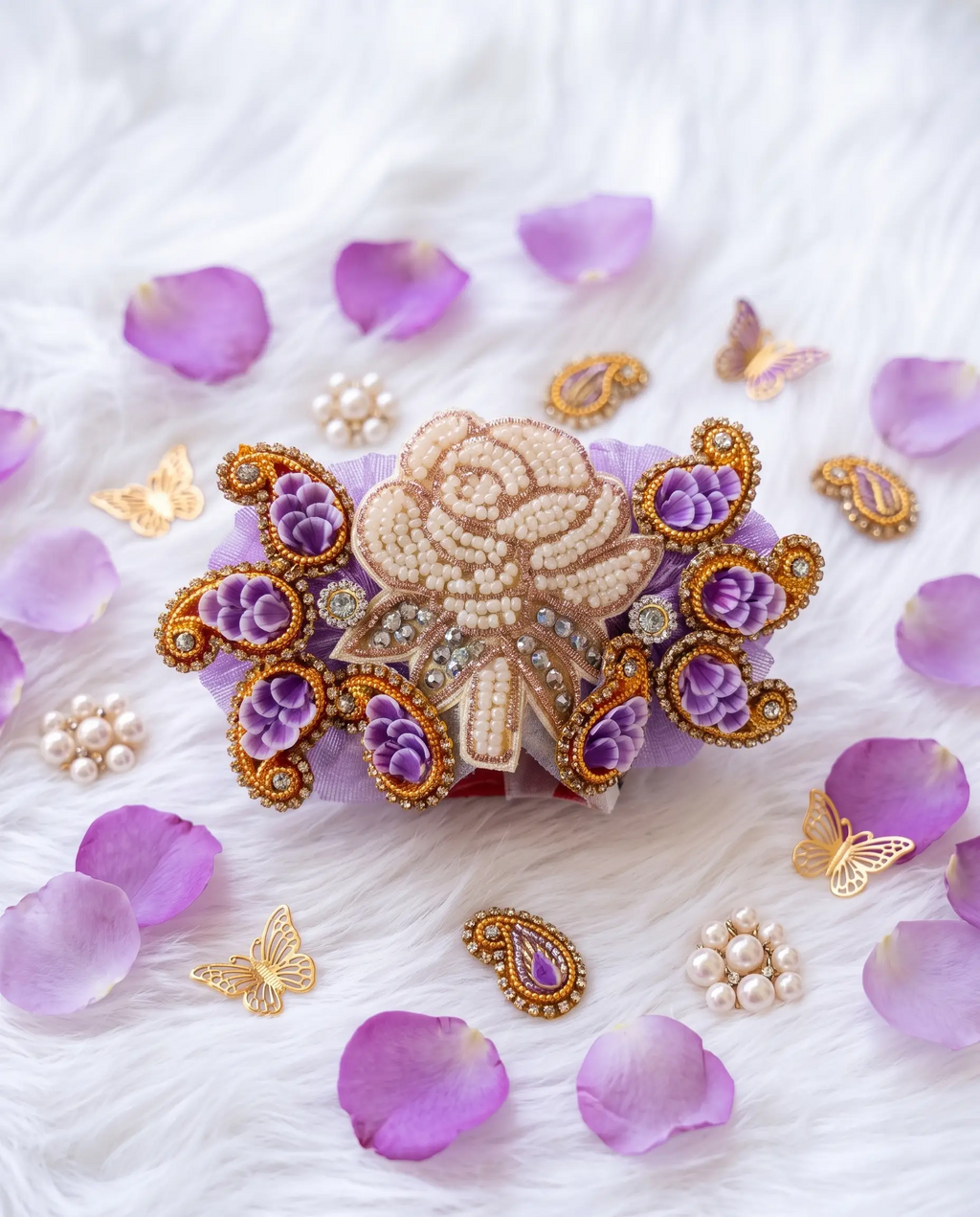 Mor Mukut Lavender Poshak