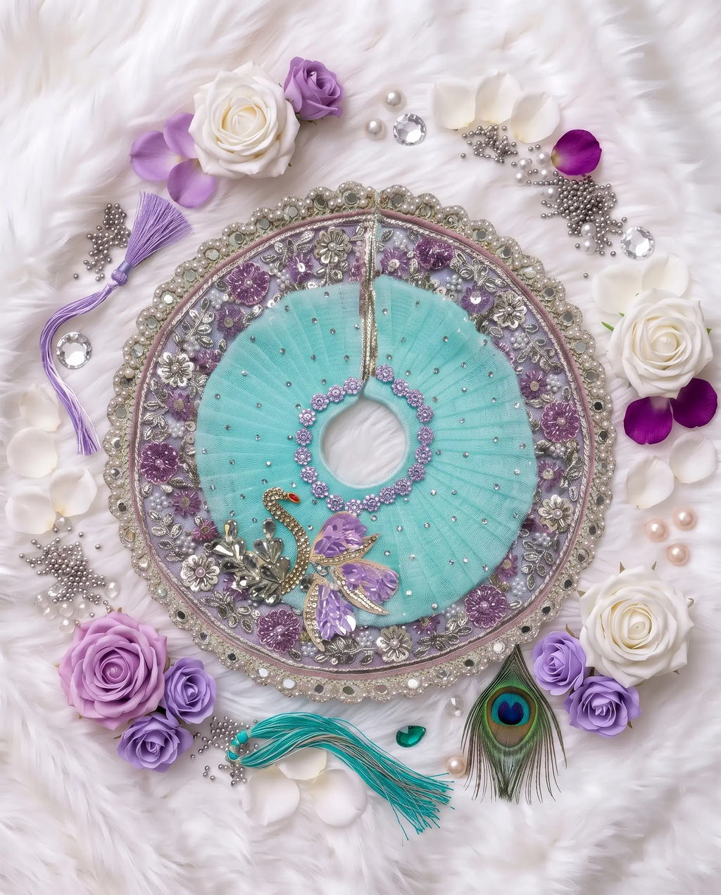 Neelkanth Turquoise Poshak