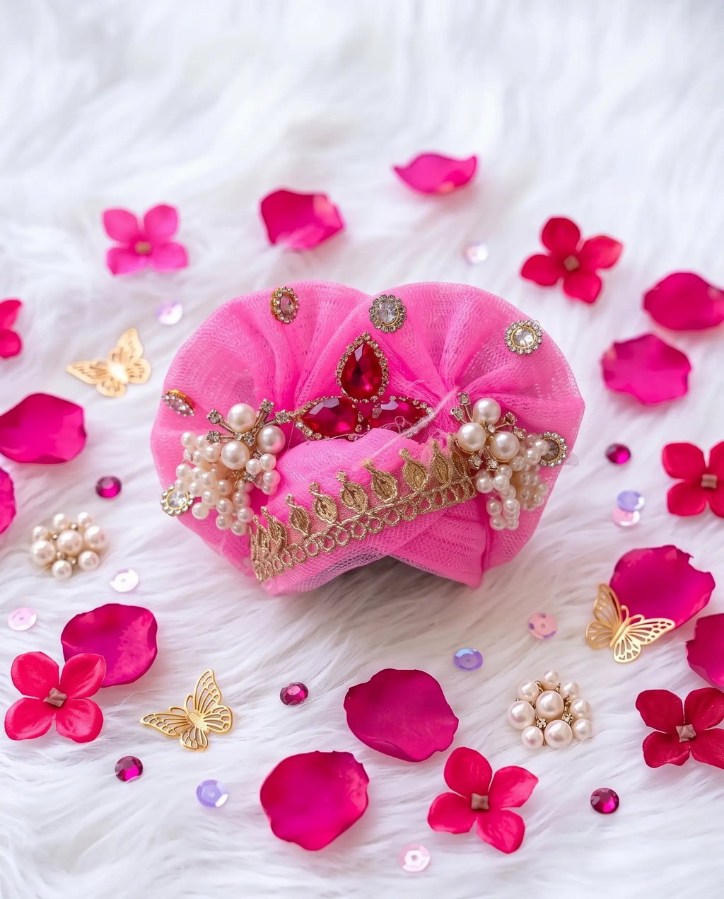 Gulabi Motif Poshak