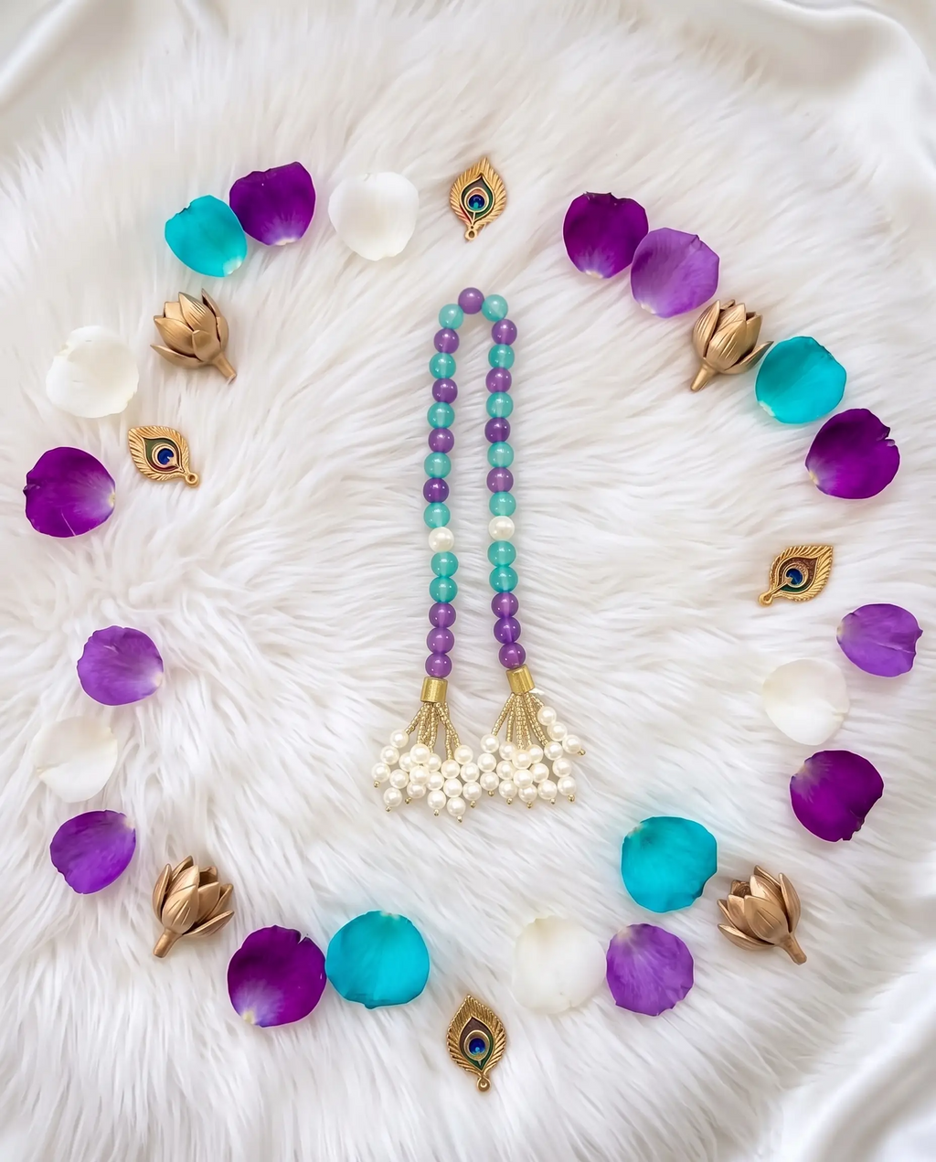 Neelkanth Turquoise Poshak